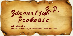 Zdravoljub Prokopić vizit kartica